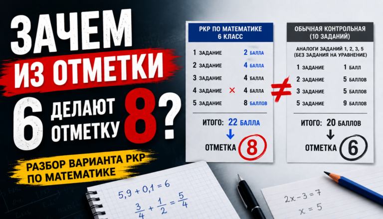 Подробнее о статье ЗАЧЕМ ИЗ ОТМЕТКИ 6 ДЕЛАЮТ ОТМЕТКУ 8?